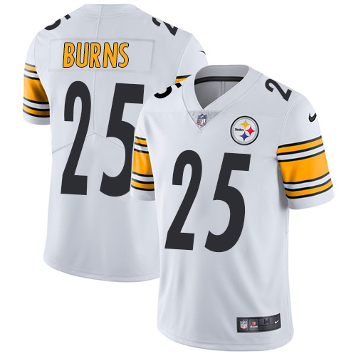 Pittsburgh Steelers #25 Artie Burns White Men's Stitched Vapor Untouchable Limited Jersey Men's