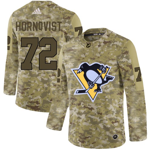Adidas Pittsburgh Penguins #72 Patric Hornqvist Camo Authentic Stitched Jersey Men's