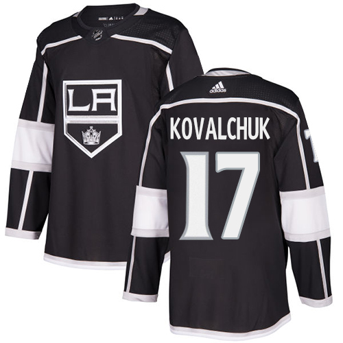Adidas Los Angeles Kings #17 Ilya Kovalchuk Black Home Authentic Stitched Jersey Men's