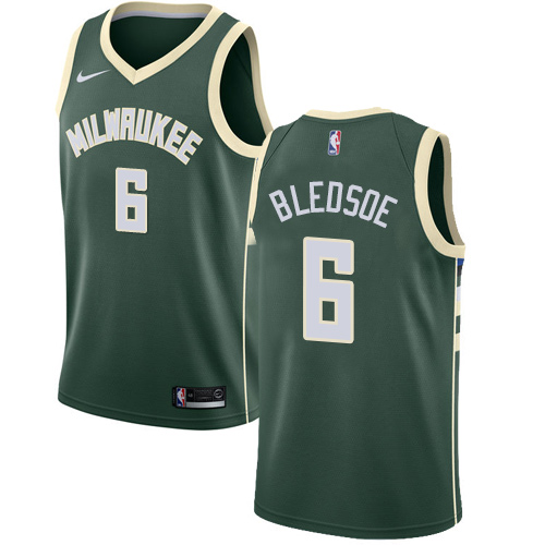 Milwaukee Bucks #6 Eric Bledsoe Green Youth Swingman Icon Edition Jersey Youth
