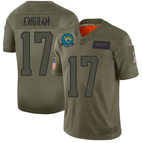 Jaguars #17 Evan Engram Camo Youth Stitched Limited 2019 Salute To Service Jersey