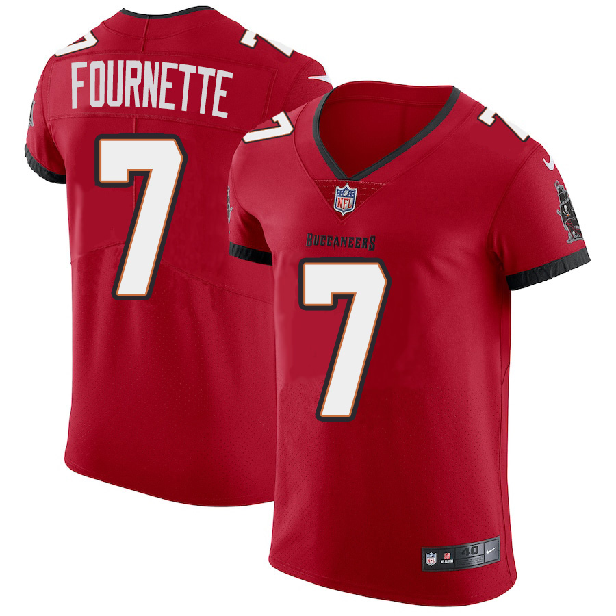 Tampa Bay Buccaneers #7 Leonard Fournette Men's Red Vapor Elite Jersey