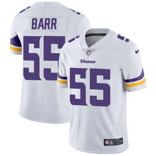Minnesota Vikings #55 Anthony Barr White Youth Stitched Vapor Untouchable Limited Jersey Youth