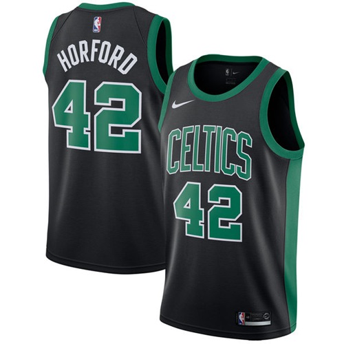Boston Celtics #42 Al Horford Black Swingman Statement Edition Jersey Mens