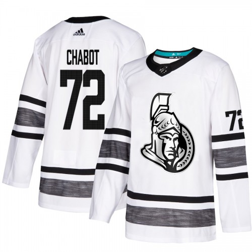 Adidas Ottawa Senators #72 Thomas Chabot White Authentic 2019 All-Star Stitched Youth Jersey Youth