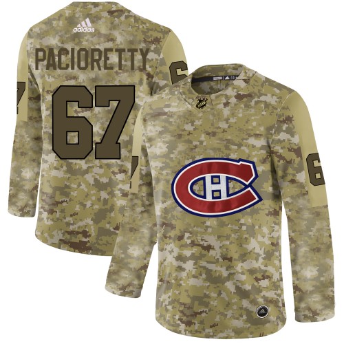 Adidas Montreal Canadiens #67 Max Pacioretty Camo Authentic Stitched Jersey Men's