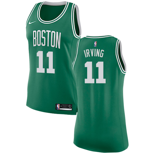 Boston Celtics #11 Kyrie Irving Green Womens Swingman Icon Edition Jersey Womens