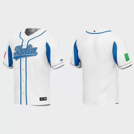 Italy Baseball 2023 World Baseball Classic Jersey – White