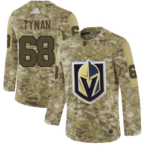 Adidas Golden Vegas Golden Knights #68 T.J. Tynan Camo Authentic Stitched Jersey Men's