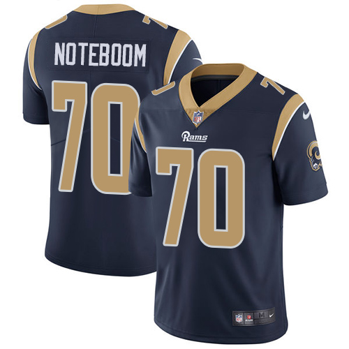 Los Angeles Rams #70 Joseph Noteboom Navy Blue Team Color Men's Stitched Vapor Untouchable Limited Jersey Men's