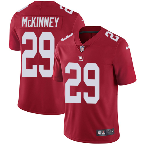 New York Giants #29 Xavier McKinney Red Alternate Youth Stitched Vapor Untouchable Limited Jersey Youth