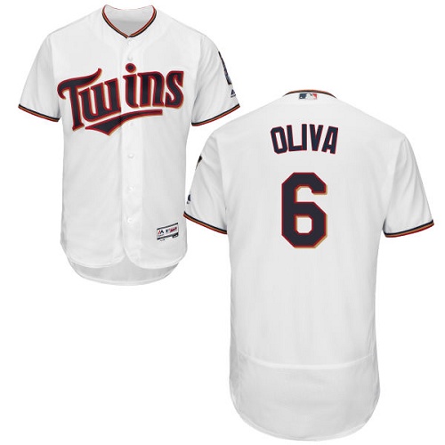 Minnesota Twins #6 Tony Oliva White Flexbase Authentic Collection Stitched Jersey Men's