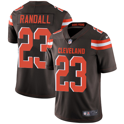 Cleveland Browns #23 Damarious Randall Brown Team Color Youth Stitched Vapor Untouchable Limited Jersey Youth