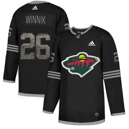 Adidas Minnesota Wild #26 Daniel Winnik Black Authentic Classic Stitched Jersey Men's