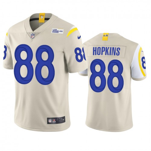 Los Angeles Los Angeles Rams #88 Brycen Hopkins Men's Vapor Limited Jersey - Bone Men's