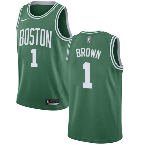 Boston Celtics #1 Walter Brown Green Swingman Icon Edition Jersey Mens