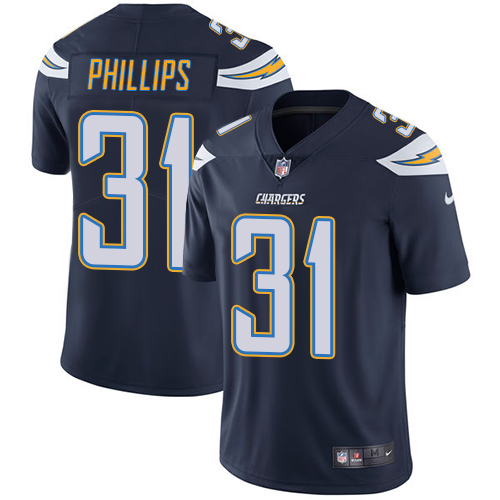 Los Angeles Chargers #31 Adrian Phillips Navy Blue Team Color Youth Stitched Vapor Untouchable Limited Jersey Youth