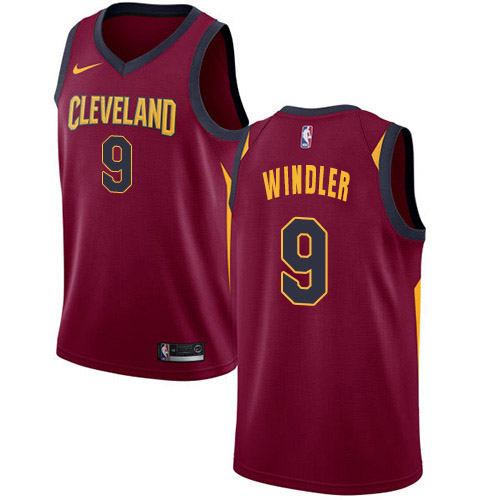 Cleveland Cavaliers #9 Dylan Windler Red Swingman Icon Edition Jersey Mens