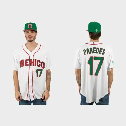 Isaac Paredes Mexico Baseball 2023 World Baseball Classic Jersey – White