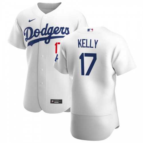 Los Angeles Los Angeles Dodgers #17 Joe Kelly Men's White Home 2020 Authentic Player Jersey Men's