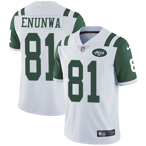 New York Jets #81 Quincy Enunwa White Men's Stitched Vapor Untouchable Limited Jersey Men's