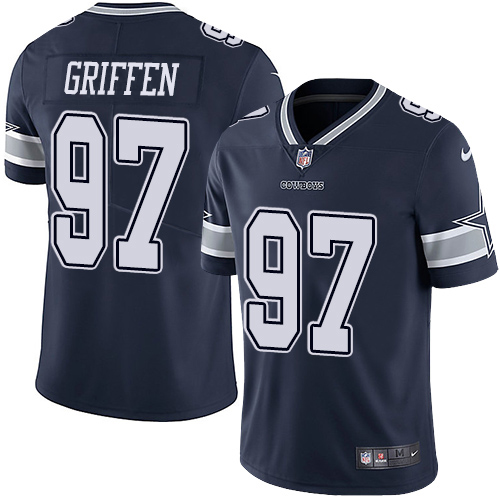 Dallas Cowboys #97 Everson Griffen Navy Blue Team Color Men's Stitched Vapor Untouchable Limited Jersey Men's
