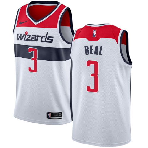 Washington Wizards #3 Bradley Beal White Womens Swingman Association Edition Jersey Womens