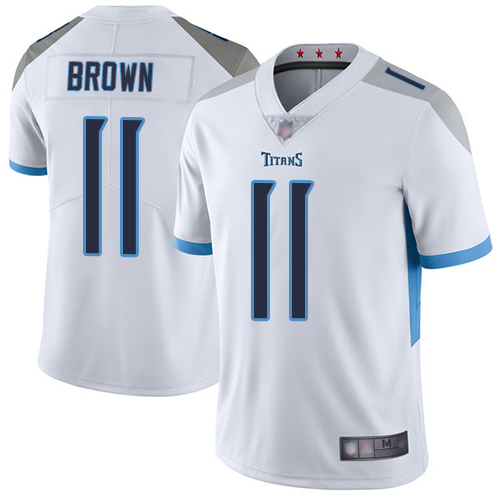 Tennessee Titans #11 A.J. Brown White Men's Stitched Vapor Untouchable Limited Jersey Men's