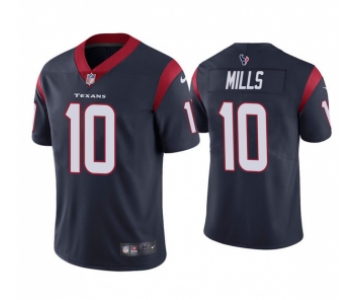 Men's Youth Women's Houston Texans #10 Davis Mills Navy Vapor Untouchable Limited Stitched Jersey