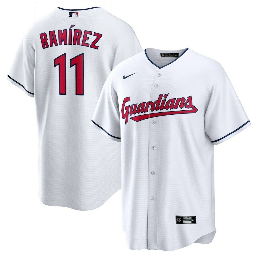Men's Youth Women's jose ramirez cleveland baseball jersey white