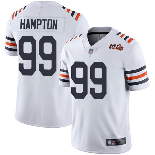 Chicago Bears #99 Dan Hampton White Alternate Men's Stitched Vapor Untouchable Limited 100th Season Jersey Men's