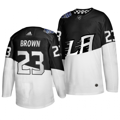 Adidas Los Angeles Los Angeles Kings #23 Dustin Brown Men's 2020 Stadium Series White Black Stitched Jersey Men's