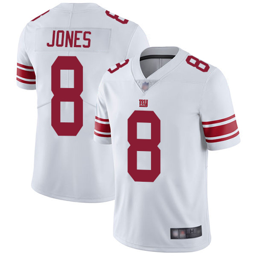 Giants #8 Daniel Jones White Youth Stitched Vapor Untouchable Limited Jersey