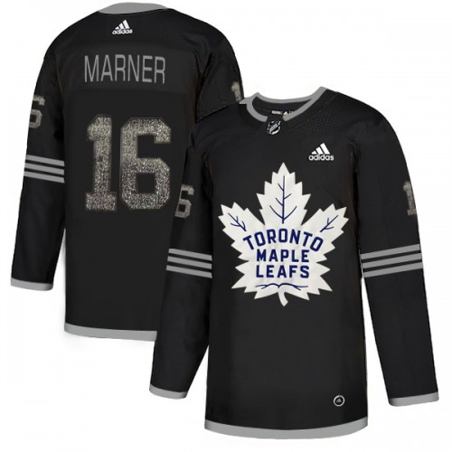 Adidas Maple Toronto Maple Leafs #16 Mitchell Marner Black Authentic Classic Stitched Jersey Men's