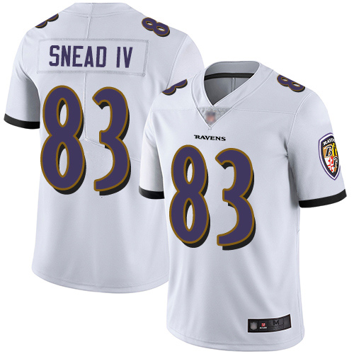 Baltimore Ravens #83 Willie Snead IV White Youth Stitched Vapor Untouchable Limited Jersey Youth