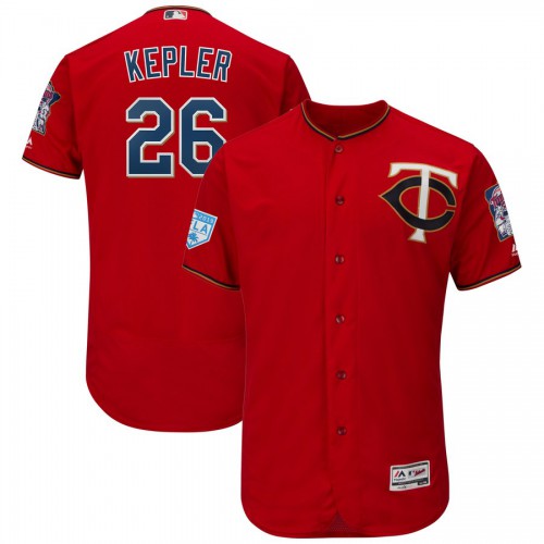 Minnesota Twins #26 Max Kepler Red 2019 Spring Training Flex Base Stitched Jersey Men's