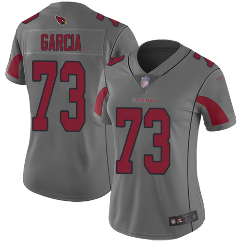 Cardinals #73 Max Garcia Silver Women's Stitched Limited Inverted Legend Jersey
