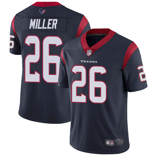Houston Texans #26 Lamar Miller Navy Blue Team Color Men's Stitched Vapor Untouchable Limited Jersey Men's