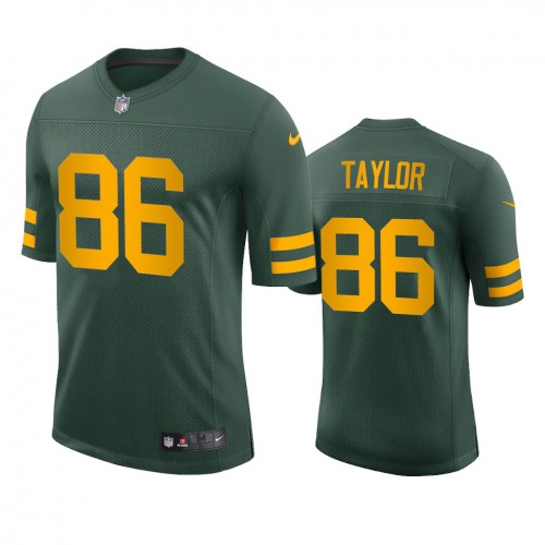 Green Bay Green Bay Packers #86 Malik Taylor Men's Alternate Vapor Limited Player Jersey - Green Men's