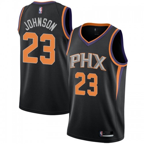 Phoenix Suns #23 Cameron Johnson Black Youth Swingman Statement Edition Jersey Youth