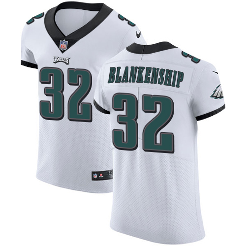 Eagles #32 Reed Blankenship White Men's Stitched New Elite Jersey