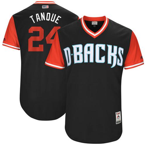 Arizona Diamondbacks #24 Yasmany Tomas Black 