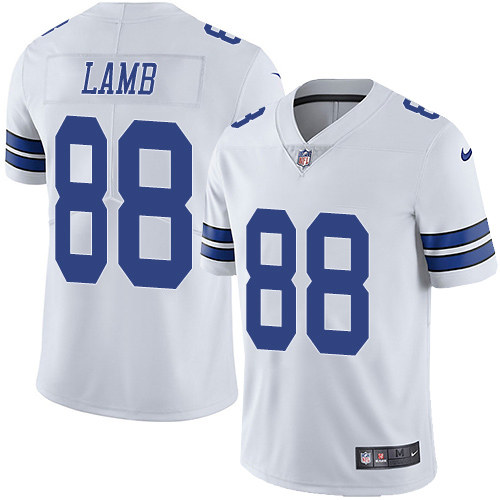 Cowboys #88 CeeDee Lamb White Youth Stitched Vapor Untouchable Limited Jersey