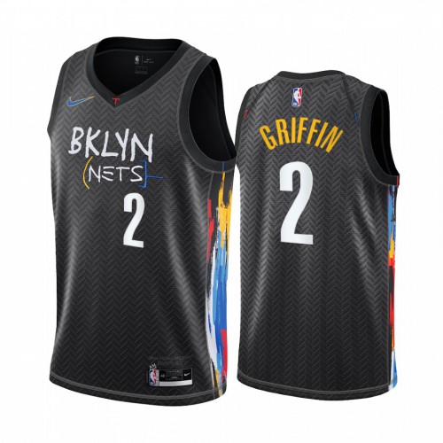 Brooklyn Nets #2 Blake Griffin Black Youth Swingman 2020-21 City Edition Jersey Youth