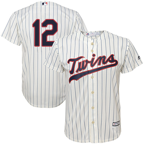 Minnesota Twins #12 Jake Odorizzi Cream Strip Cool Base Stitched Youth Jersey Youth
