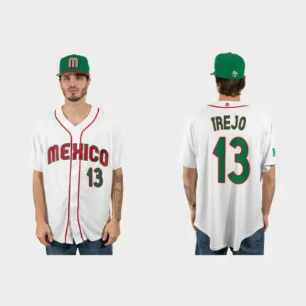 Alan Trejo Mexico Baseball 2023 World Baseball Classic Jersey – White