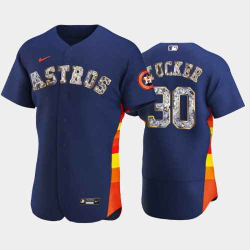 Houston Houston Astros #30 Kyle Tucker Men's Diamond Edition Jersey - Navy Men's
