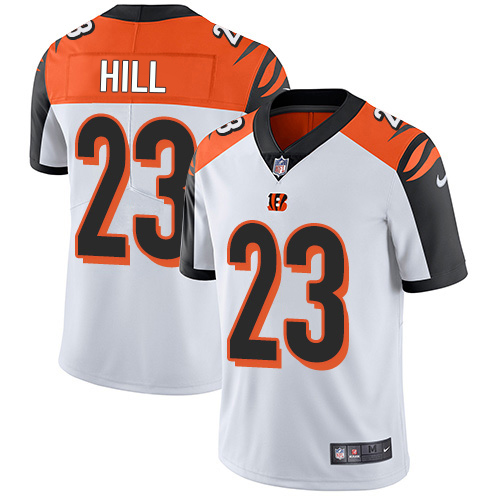 Bengals #23 Daxton Hill White Men's Stitched Vapor Untouchable Limited Jersey