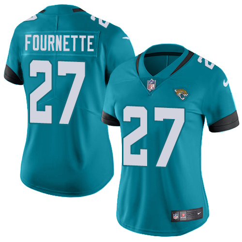 Jaguars #27 Leonard Fournette Teal Green Alternate Women's Stitched Vapor Untouchable Limited Jersey