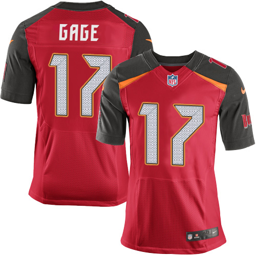 Buccaneers #17 Russell Gage Red Team Color Men's Stitched Vapor Untouchable Elite Jersey